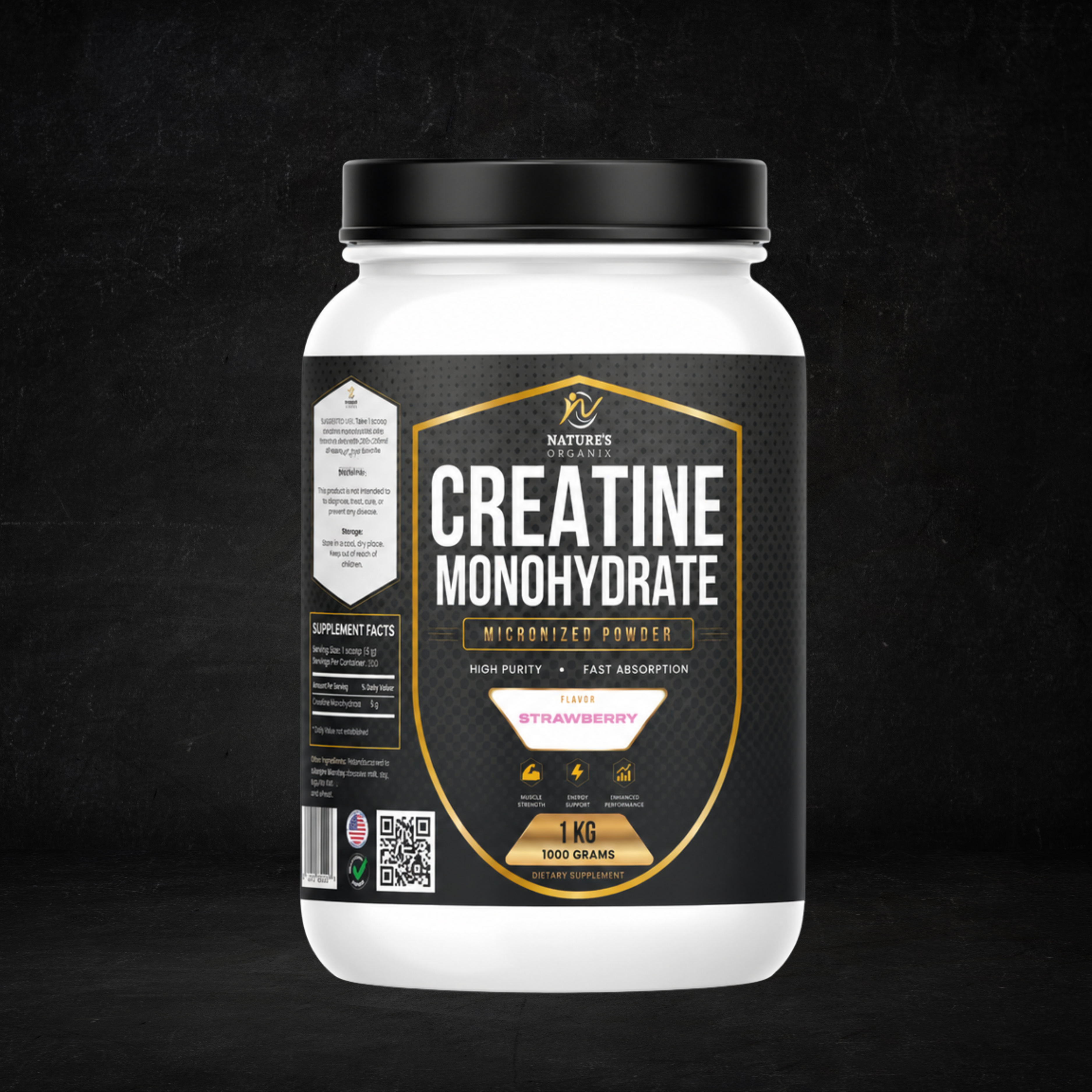 Creatine Monohydrate Powder – 1KG