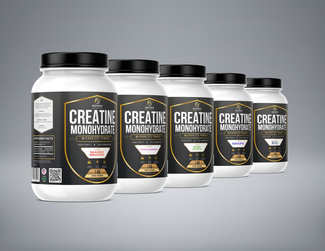 Creatine Monohydrate Powder – 1KG